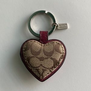 Coach C keychain